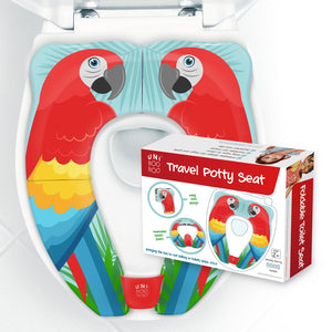 PRE ORDER NEW DESIGN Kid's Portable Travel Potty Seat - Macaw
