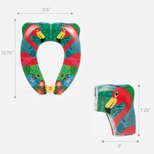 Load image into Gallery viewer, Kid&#39;s Portable Travel Potty Seat - Flamingo