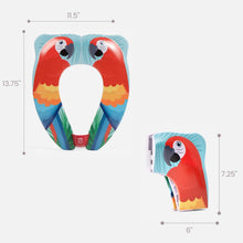 Load image into Gallery viewer, Kid&#39;s Portable Travel Potty Seat - Macaw