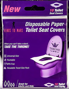 Toilet Seat Covers Disposable & Flushable !